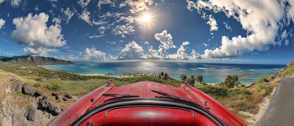 How much does it cost to Rent a car around Oahu Island?